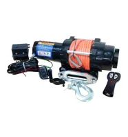 GUINCHO ELÉTRICO WINCH TXS 4500LBS LBS  C/CABO SINTETICO KEVLAR+GUIA ALUMÍNIO+CONTROLE SEM FIO - QUADRI-UTV - Foto 3