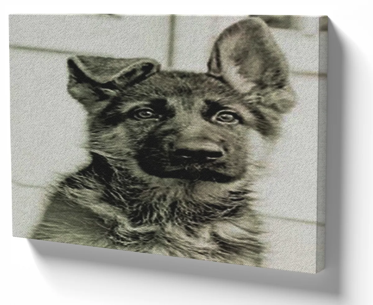Quadro decorativo tela Love Pastor Alemão cachorro dog