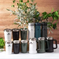Copo Térmico TIPO STALEY MODELOS Inox Tampa Abridor Cerveja Gelada PERSONALIZADO - Foto 5