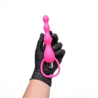 PLUG ANAL VIBRO TOQUE MACIO E AVELUDADO 16CM - Foto 2