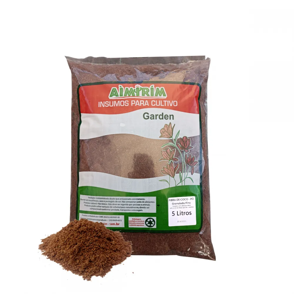 Fibra de Coco Fino Marca Amafibra - 5 Litros