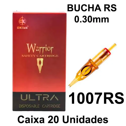 Cartucho DKLab WARRIOR Bucha 1007RS 0.30mm - CAIXA 20 UNIDADES