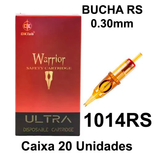 Cartucho DKLab WARRIOR Bucha 1014RS 0.30mm - CAIXA 20 UNIDADES