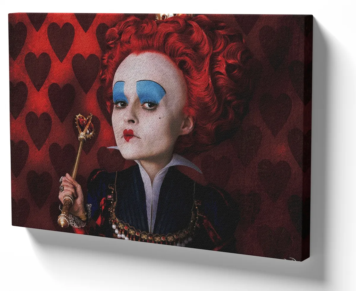 Quadro decorativo tela Rainha Alice pais das Maravilhas Imagem