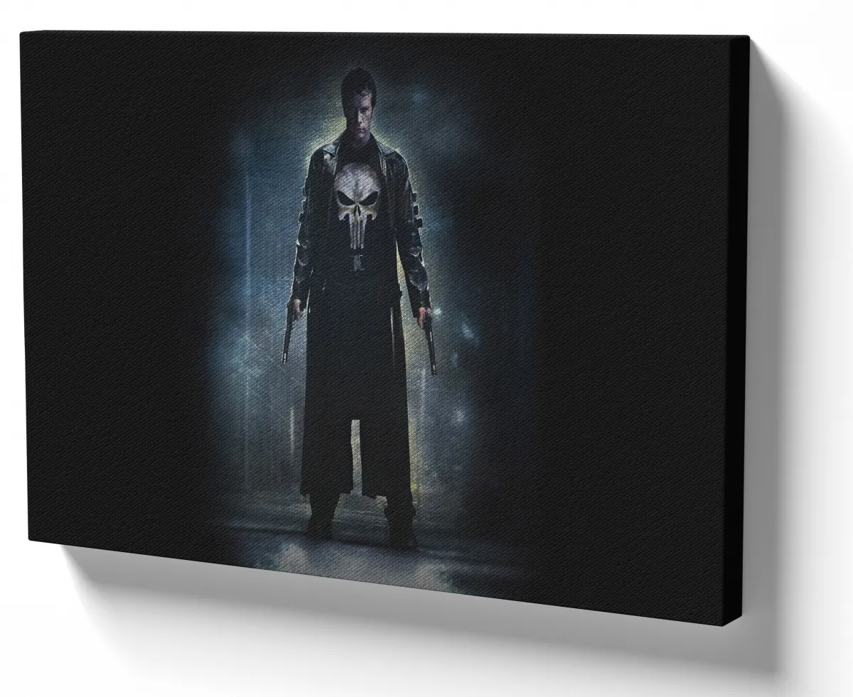 Quadro decorativo tela Frank Castle Justiceiro Imagem