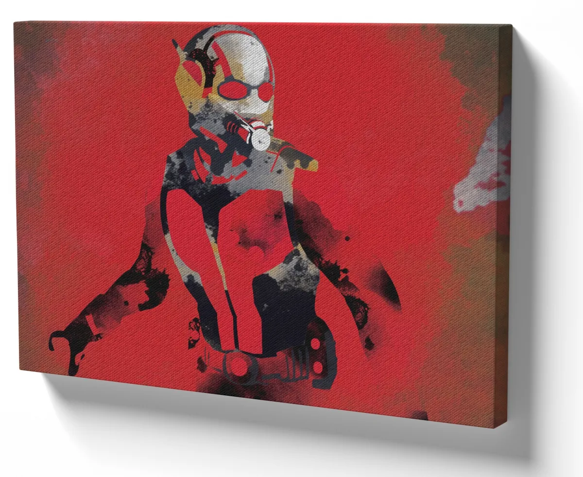 Quadro decorativo tela Homem Formiga vermelho