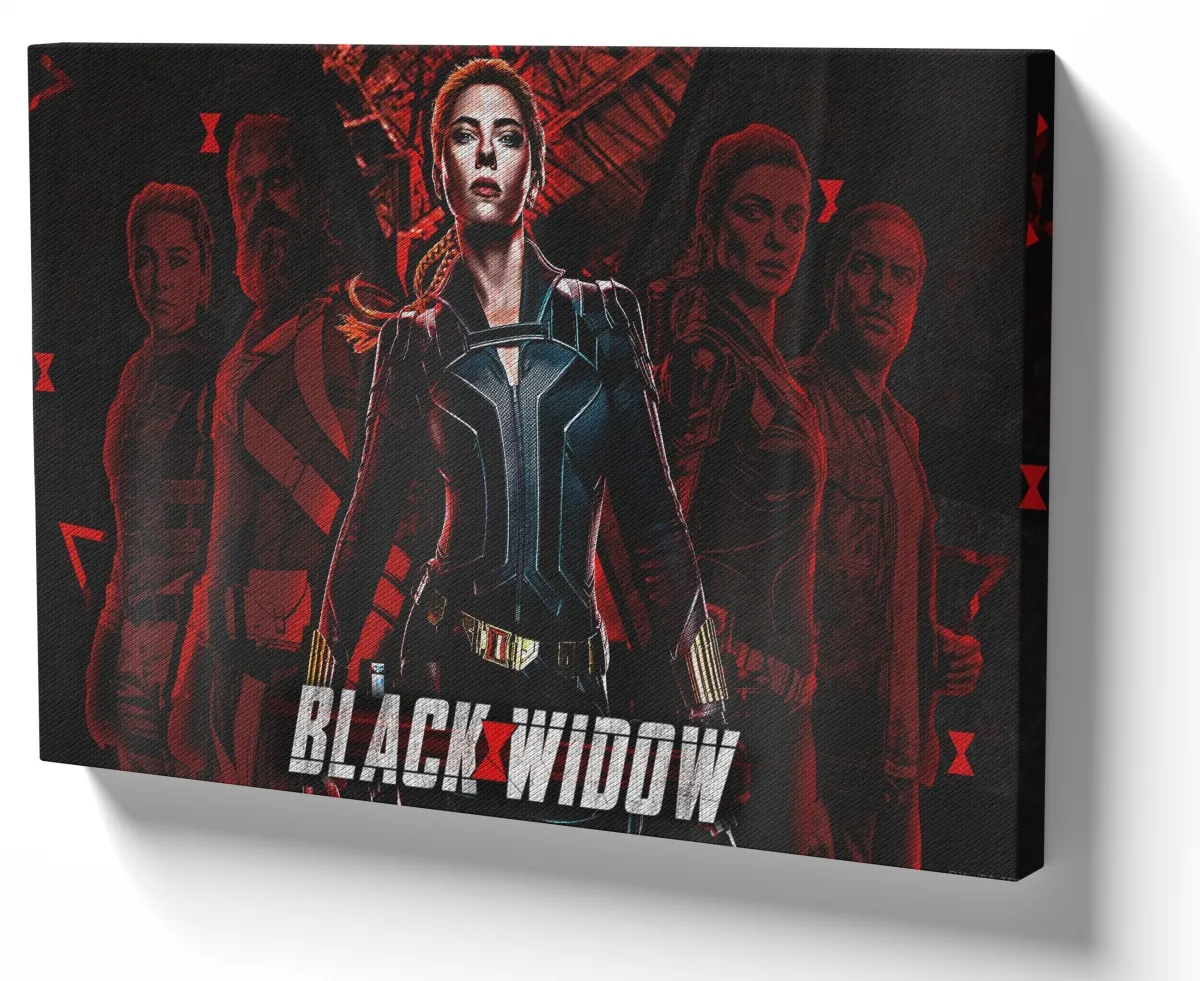 Quadro decorativo tela Viúva Negra filme