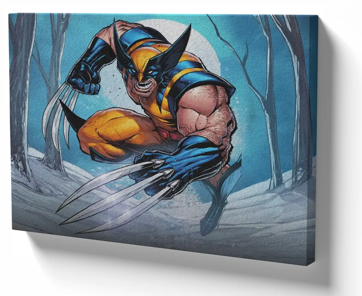 Quadro decorativo tela Wolverine desenho Imagem