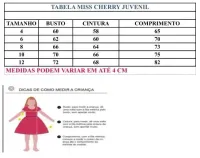 Vestido Floral Marsala Miss Cherry + Tiara Brinde - Foto 4