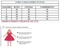 Vestido Floral Rosa Envelope Miss Cherry + Tiara  Brinde - Foto 4
