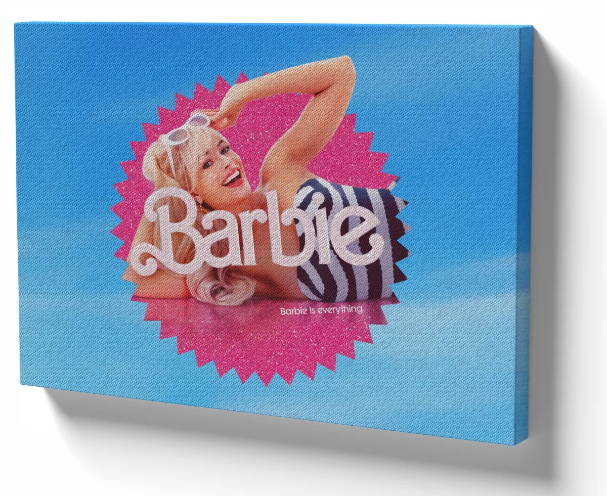 Quadro decorativo tela Barbie is everything Imagem