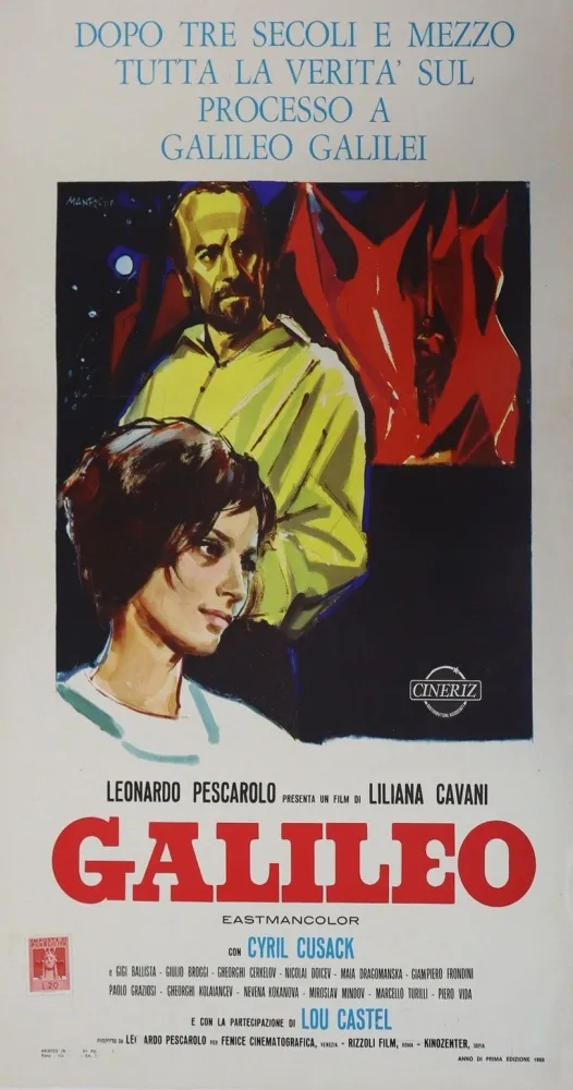 Galileo (1968) Liliana Cavani DVD - legendas em português