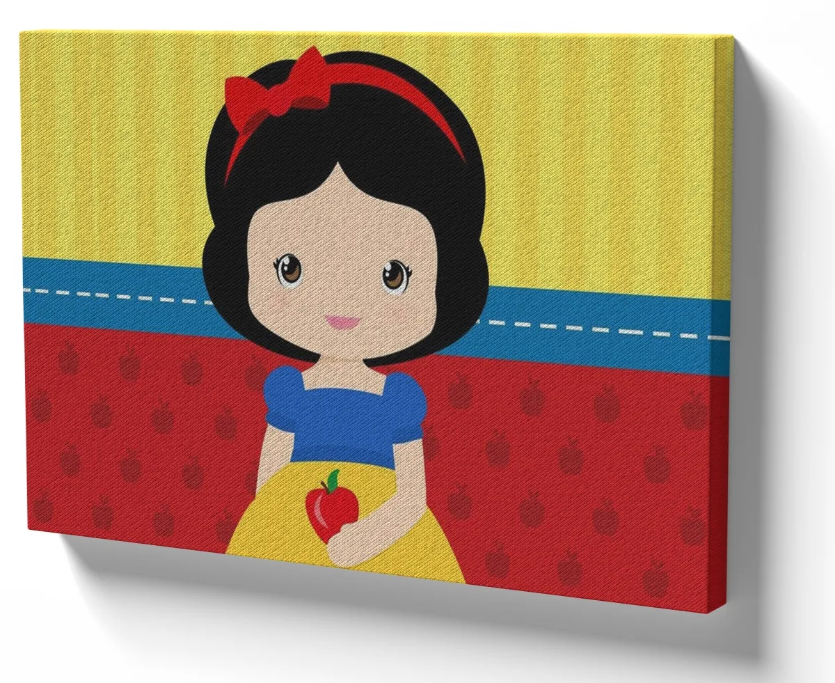 Quadro decorativo tela Branca de Neve pequena