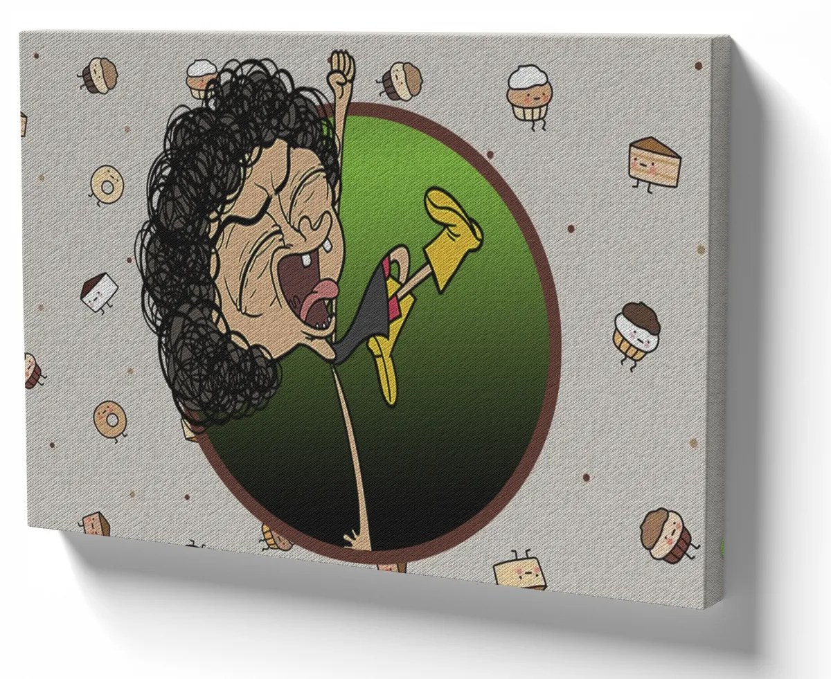 Quadro decorativo tela Irmão do Jorel docinhos Imagem