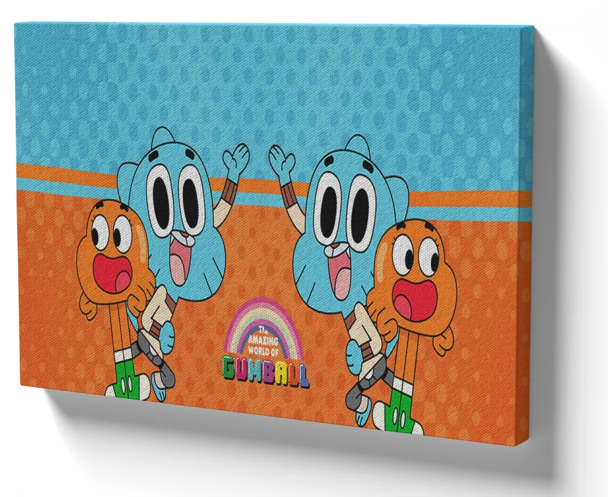 Quadro decorativo tela O incrível mundo de Gumball
