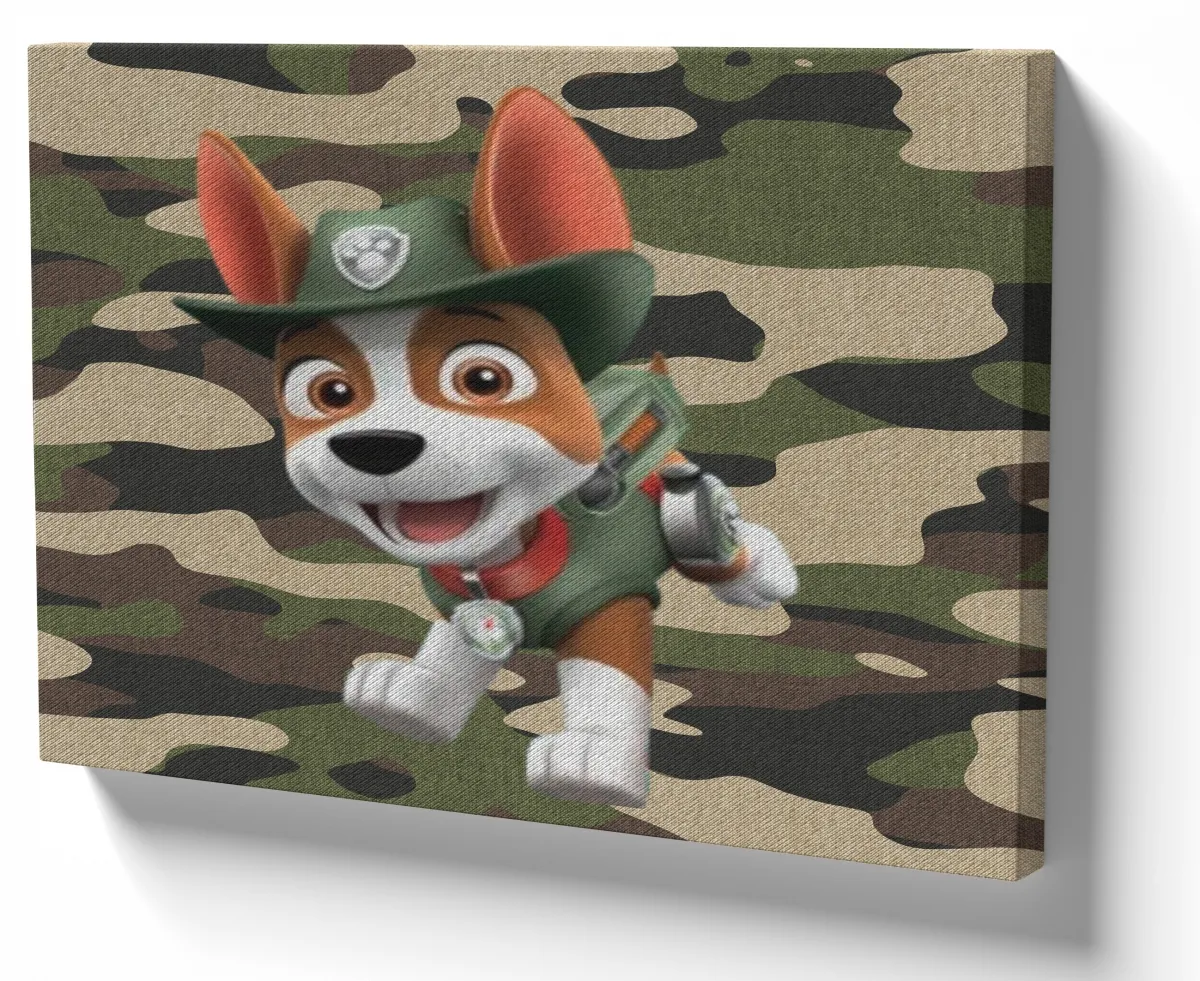 Quadro decorativo tela Patrulha Canina Tracker