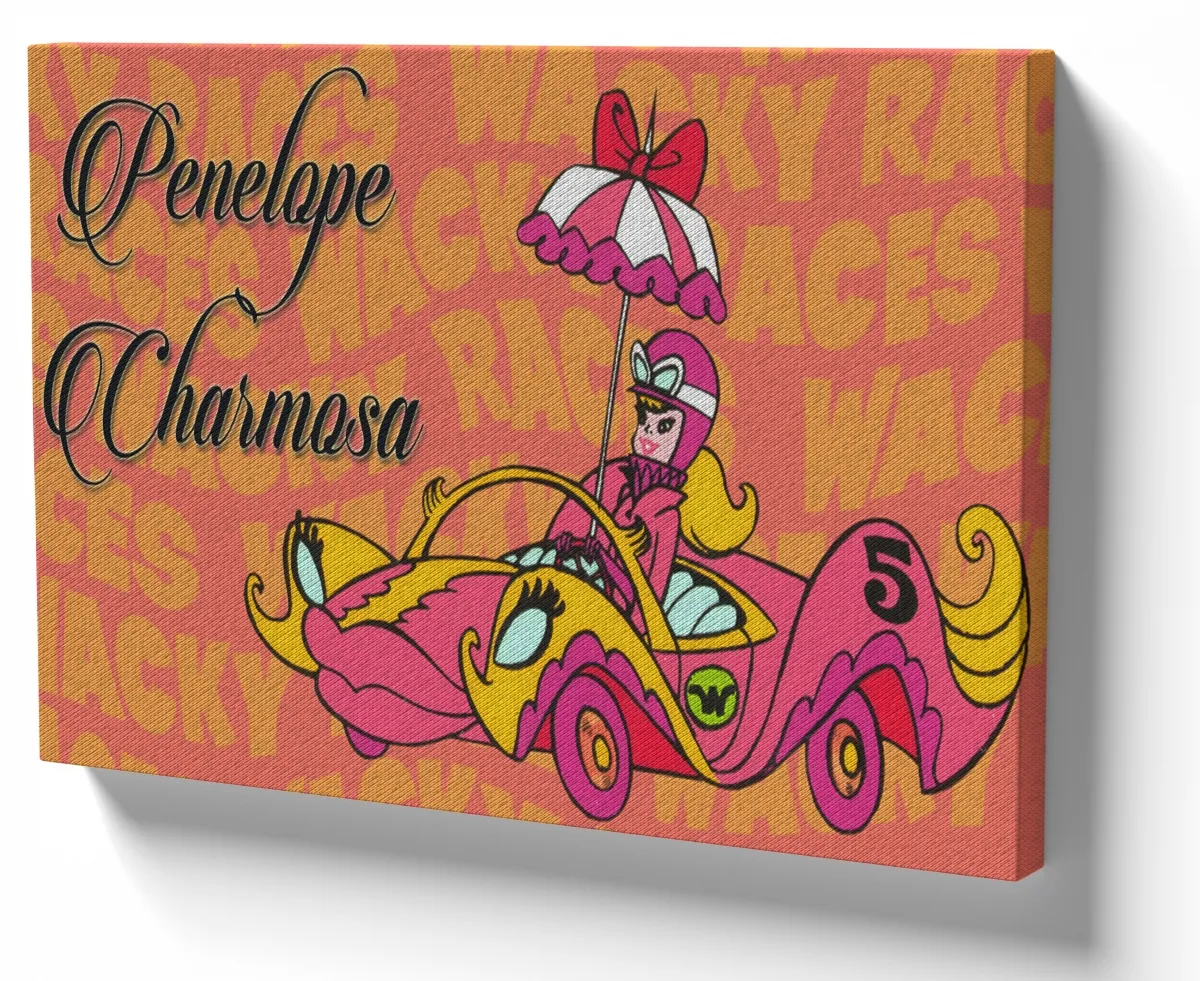 Quadro decorativo tela Penelope Charmosa corrida maluca