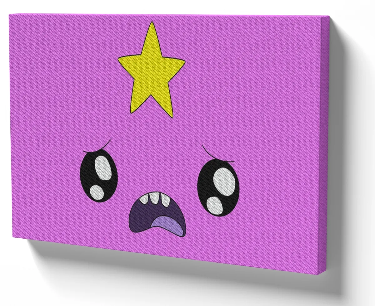 Quadro decorativo tela Princesa Caroço face hora aventura