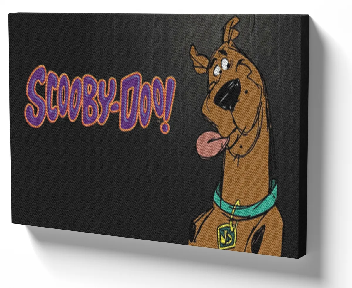 Quadro decorativo tela Scooby Doo cadê você meu filho