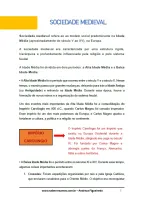 001 - História - O Mundo Medieval - Feudalismo - 7º ano - PDF com 18 páginas - Foto 2