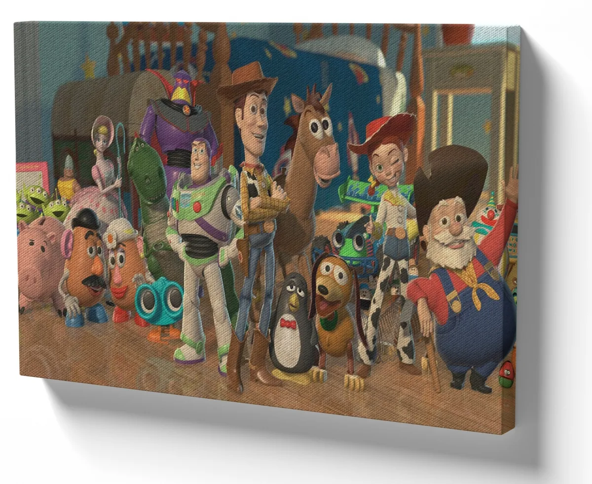 Quadro decorativo tela Toy Story desenho Imagem