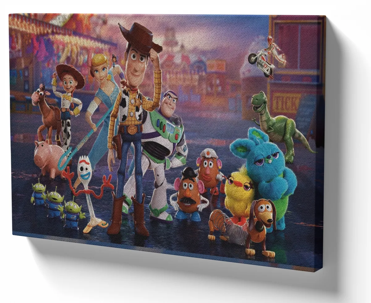 Quadro decorativo tela Toy Story garfinho