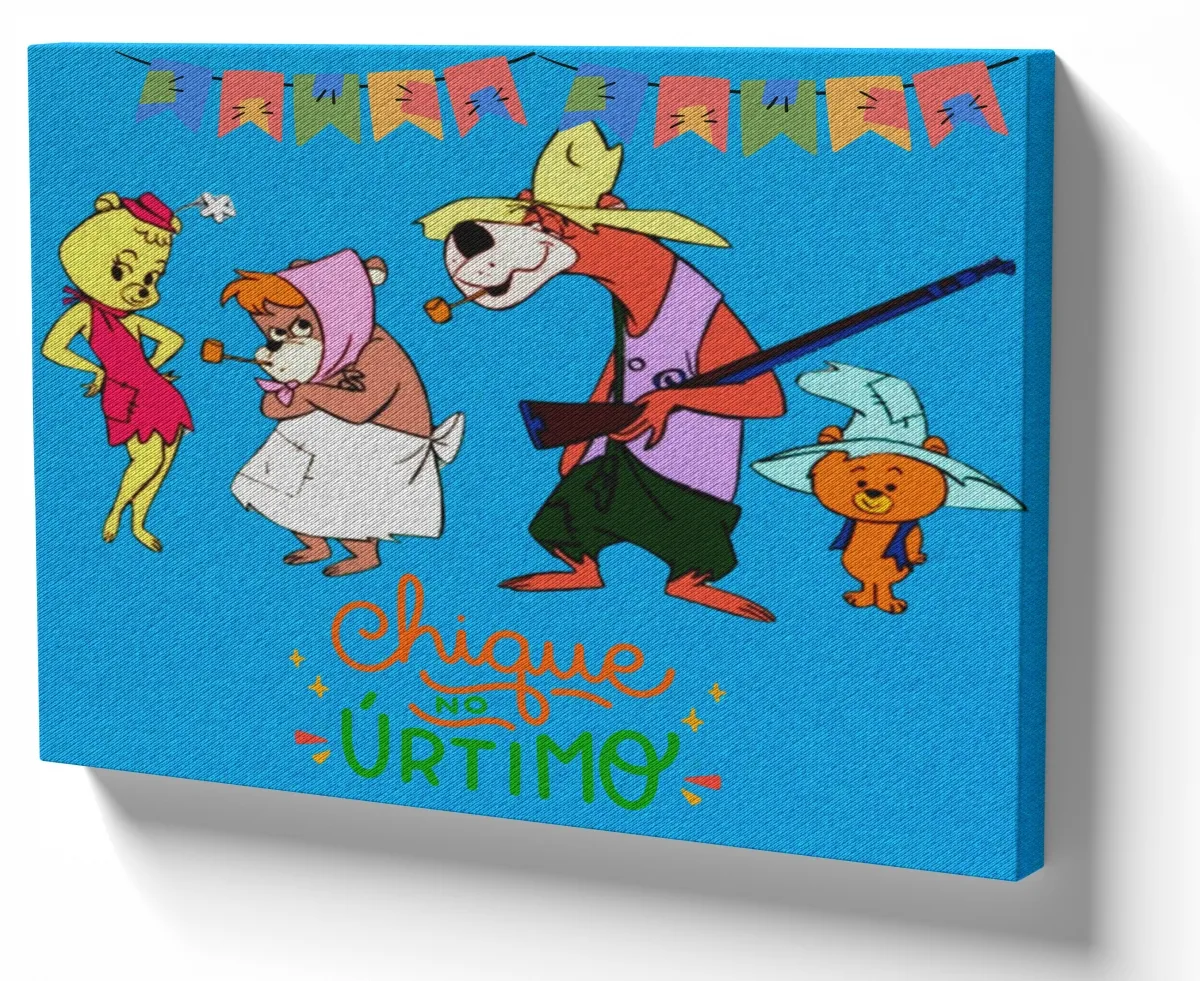 Quadro decorativo tela Zé Buscapé Chique no úrtimo