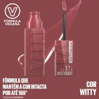 Batom líquido Maybelline NY Super Stay Vinyl Ink  e Efeito Gloss- 4,2ml  - Foto 15