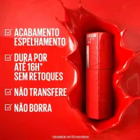 Batom líquido Maybelline NY Super Stay Vinyl Ink  e Efeito Gloss- 4,2ml  - Foto 26