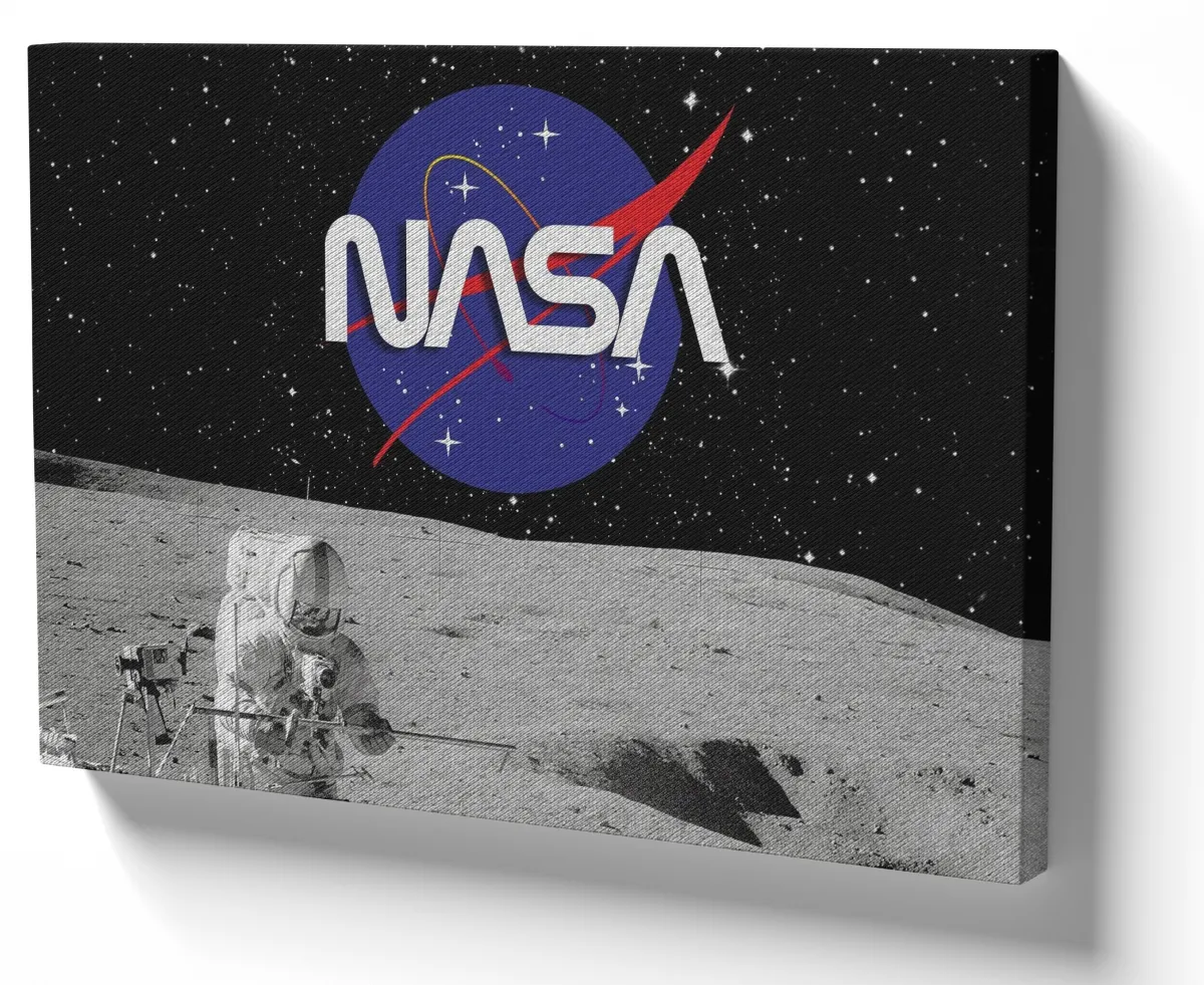 Quadro decorativo tela Nasa Astronauta Imagem