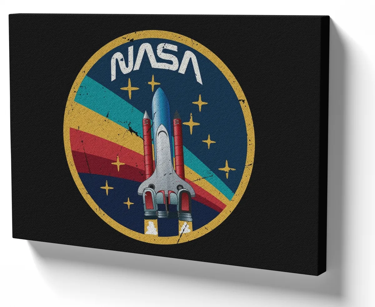 Quadro decorativo tela Nasa Vintage Imagem