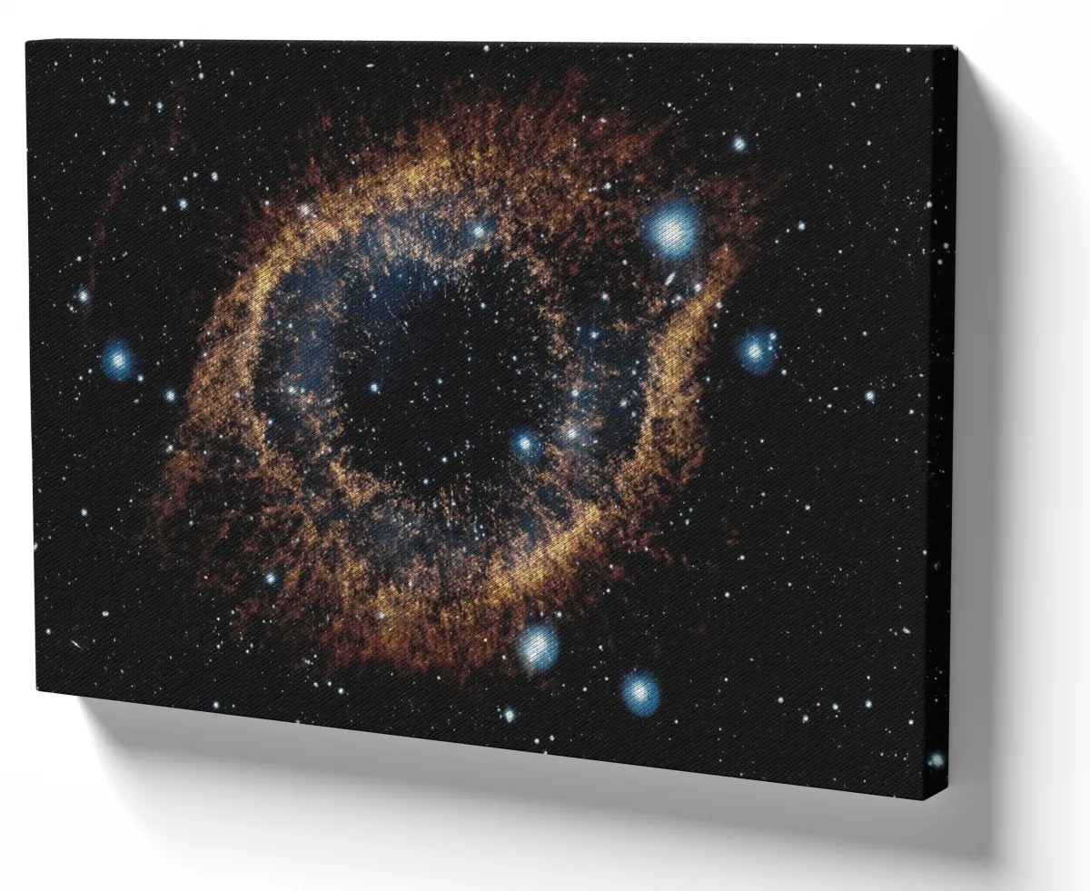 Quadro decorativo tela Nebulosa Olho de Deus Imagem