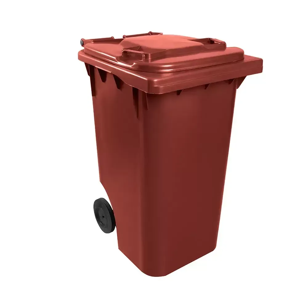 Contentor Plástico 240 Litros  Marrom