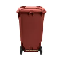 Contentor Plástico 240 Litros  Marrom - Foto 3