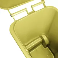 Contentor Plástico 240 Litros Amarelo - Foto 5