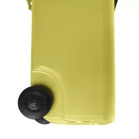 Contentor Plástico 240 Litros Amarelo - Foto 6