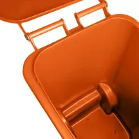 Contentor Plástico 240 Litros Laranja - Foto 6