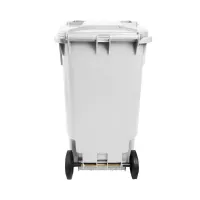 Contentor Plástico 240 Litros Branco - Foto 3