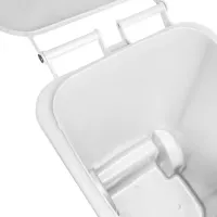 Contentor Plástico 240 Litros Branco - Foto 6