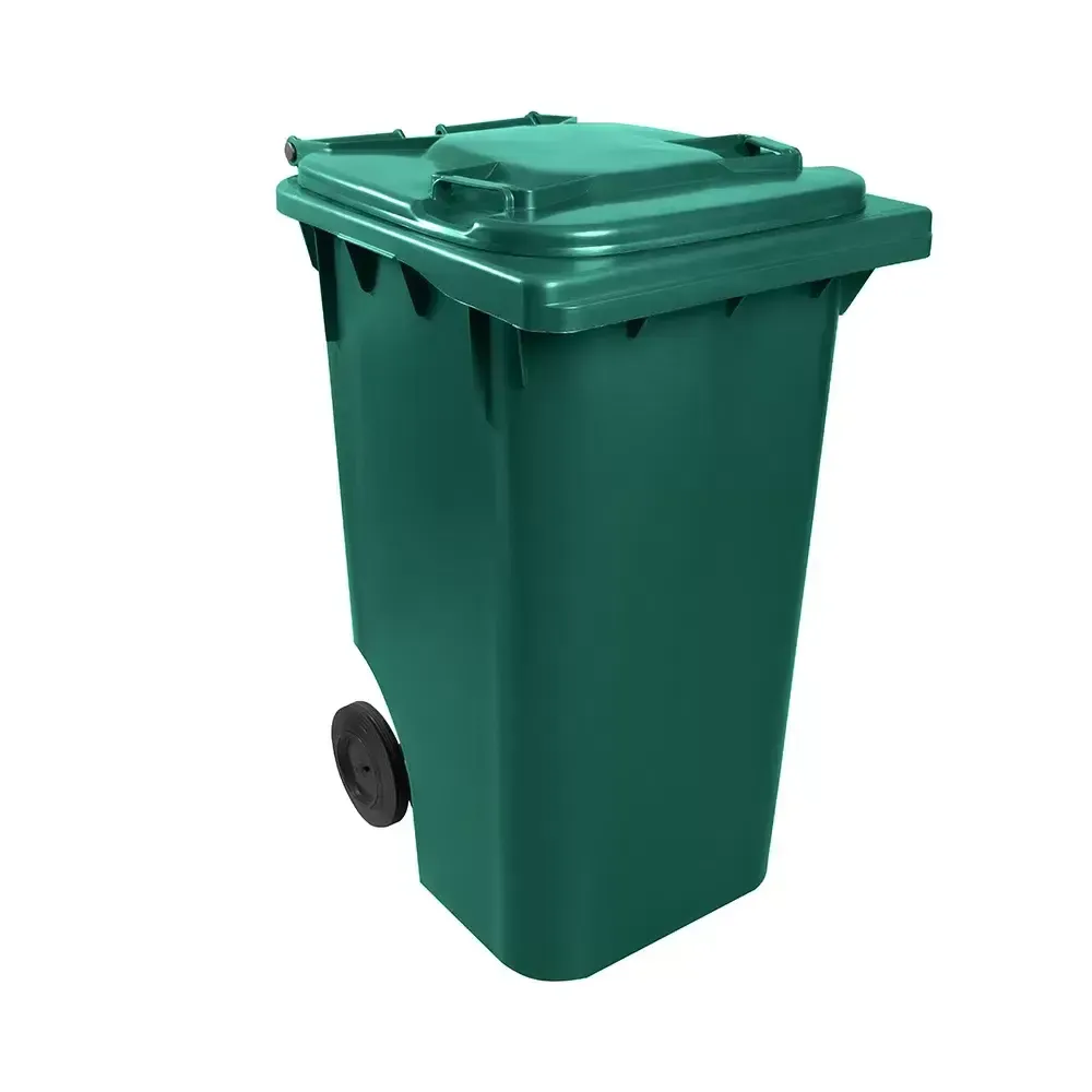 Contentor Plástico 240 Litros Verde  Imagem