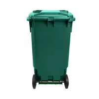 Contentor Plástico 240 Litros Verde  - Foto 3