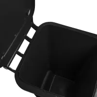 Contentor Plástico 120 Litros Preto - Foto 6