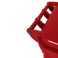 Contentor Plástico 120 Litros Vermelho  - Foto 6