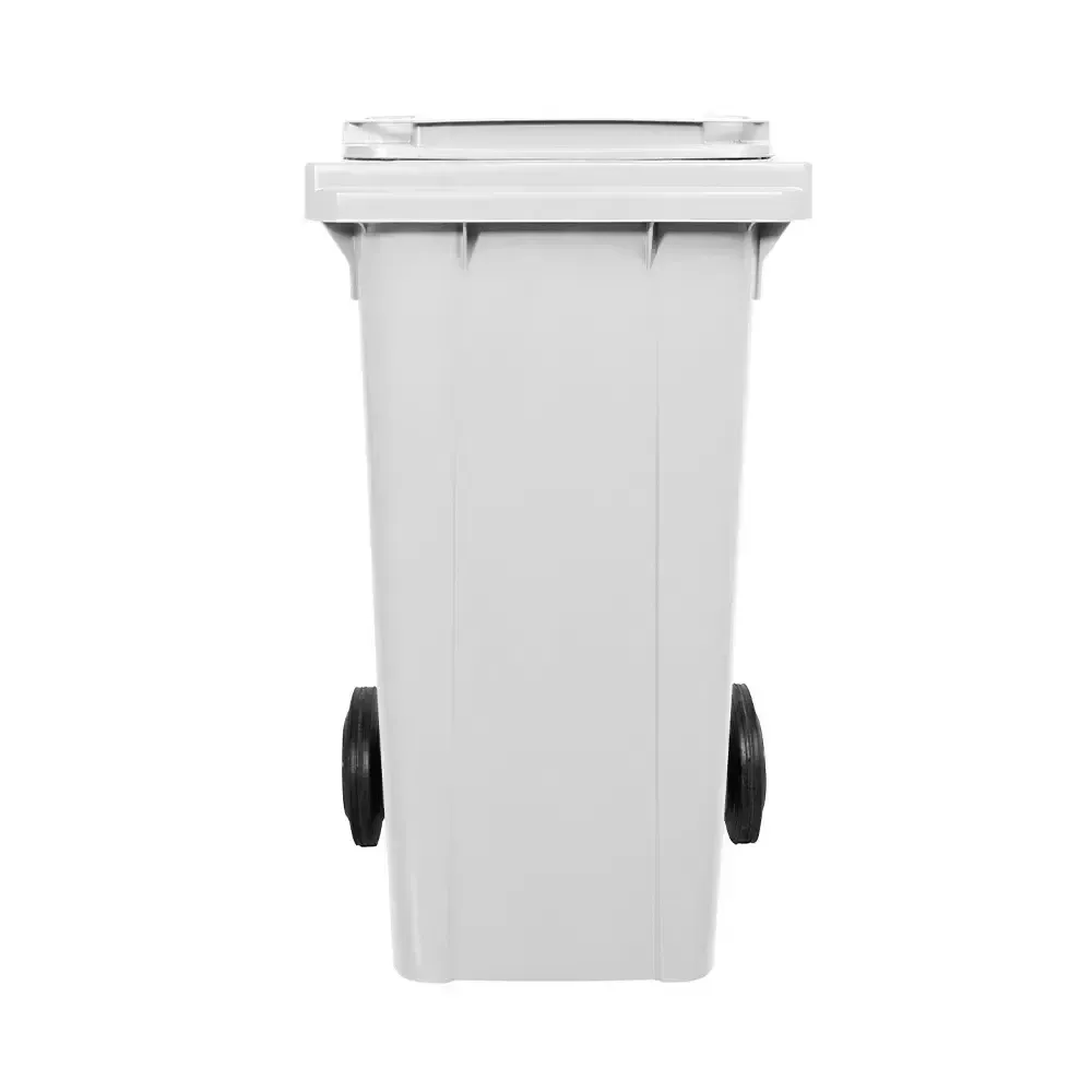 Contentor Plástico 120 Litros  Branco