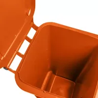 Contentor Plástico 120 Litros Laranja - Foto 7