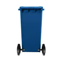 Contentor Plástico 120 Litros Azul  - Foto 3