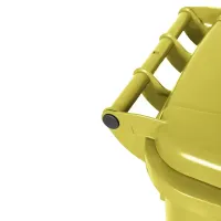 Contentor Plástico 120 Litros  Amarelo - Foto 6