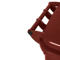 Contentor Plástico 120 Litros  Marrom - Foto 5