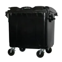 Coletor Plástico 1000 Litros Preto