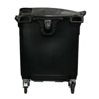 Coletor Plástico 1000 Litros Preto - Foto 4